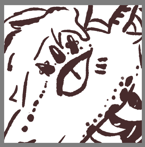 a moody closeup of khr's eye in a deep brown