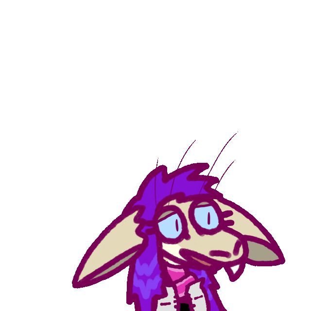 a sad yinglet talking, dressed in a big white coat and a pink scarf