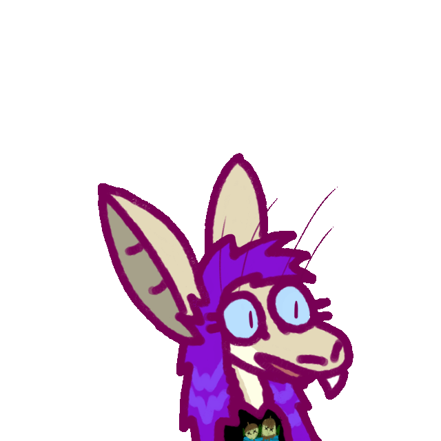 a yinglet talking with ears raised, wearing pajamas