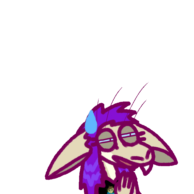 a concerned yinglet squinting and talking , wearing pajamas