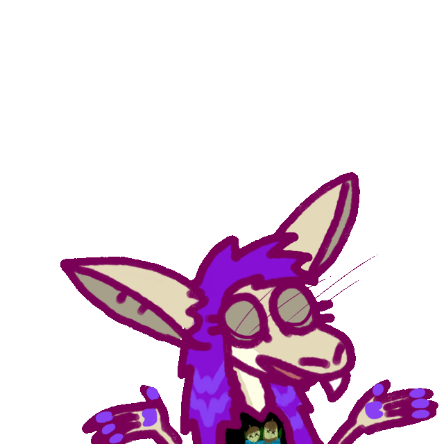 a yinglet smugly shrugging and talking, wearing pajamas