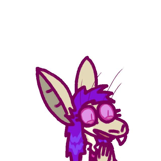 an excited yinglet talking, wearing a labcoat and goggles