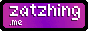 banner for this site! purple button that says zatzhing.me with me running across the foreground